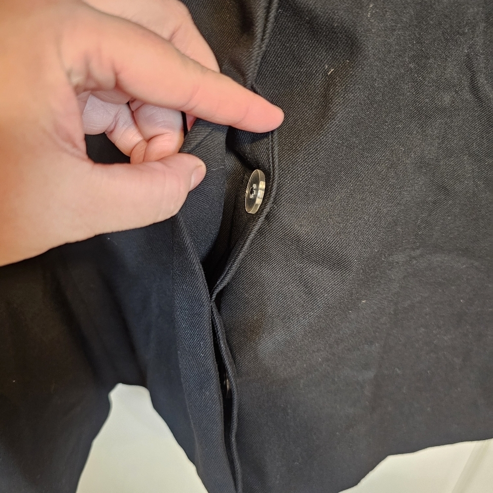 Abercrombie & Fitch Oversized Blazor Mini Jacket Dress Business Button Down - Picture 6 of 8